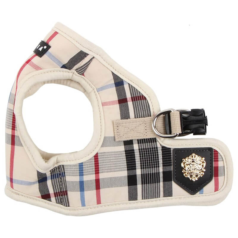 Puppia Authentic Junior Harness B, Beige, Large