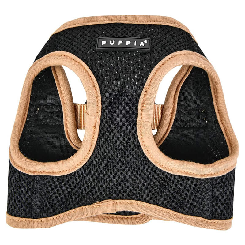Puppia Soft Vest Harness B II - Black, Medium